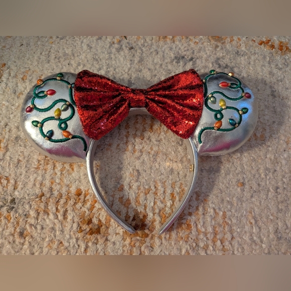 (Like New) Disney Minnie Mouse String Up The Lights Ears Headband - Picture 4 of 5
